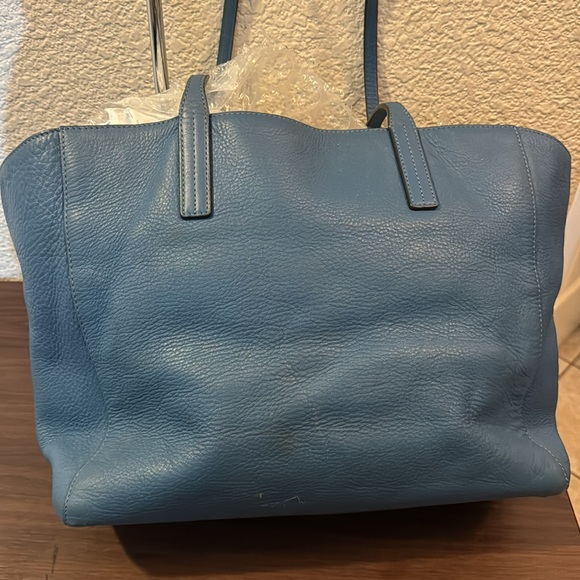 McM Open Tote Bag in Blue - Picture 6 of 12
